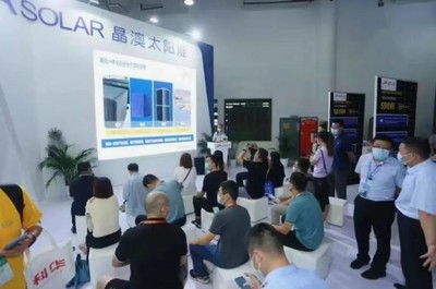 “深蓝”耀泉城!晶澳科技精彩亮相济南光伏展